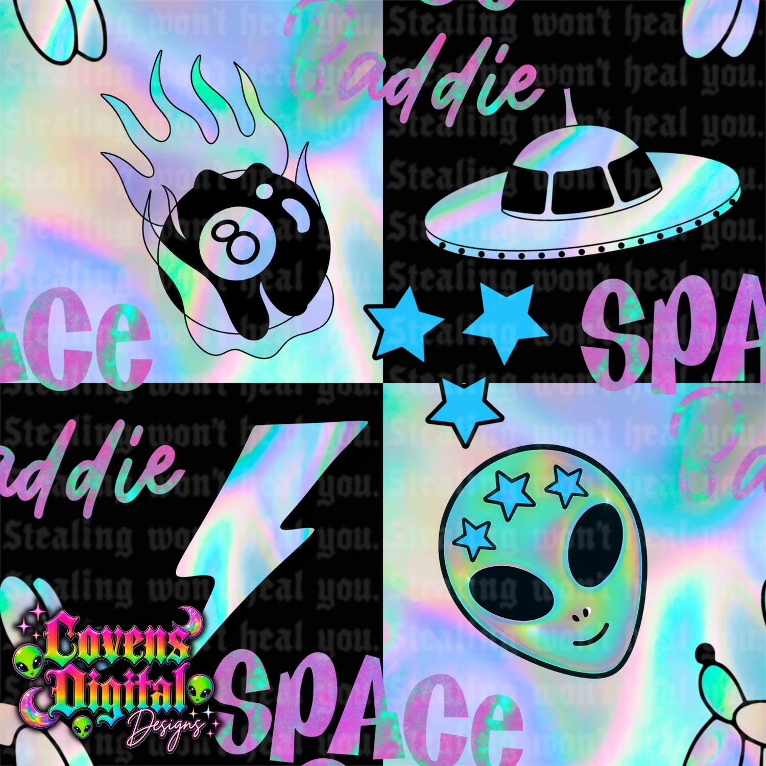 Space Baddie | Seamless